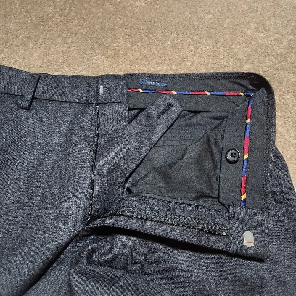 J. Crew Dress Pants Men 32X32 (33X30) Bedford Wool Straight Leg